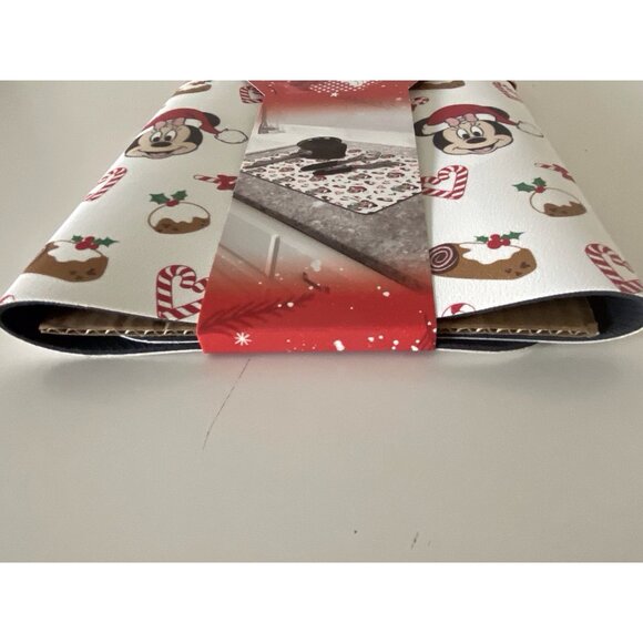Disney Mickey Minnie QUICK DRYING RUBBER Kitchen Mat Christmas Santa 18 X 24” - Picture 14 of 14